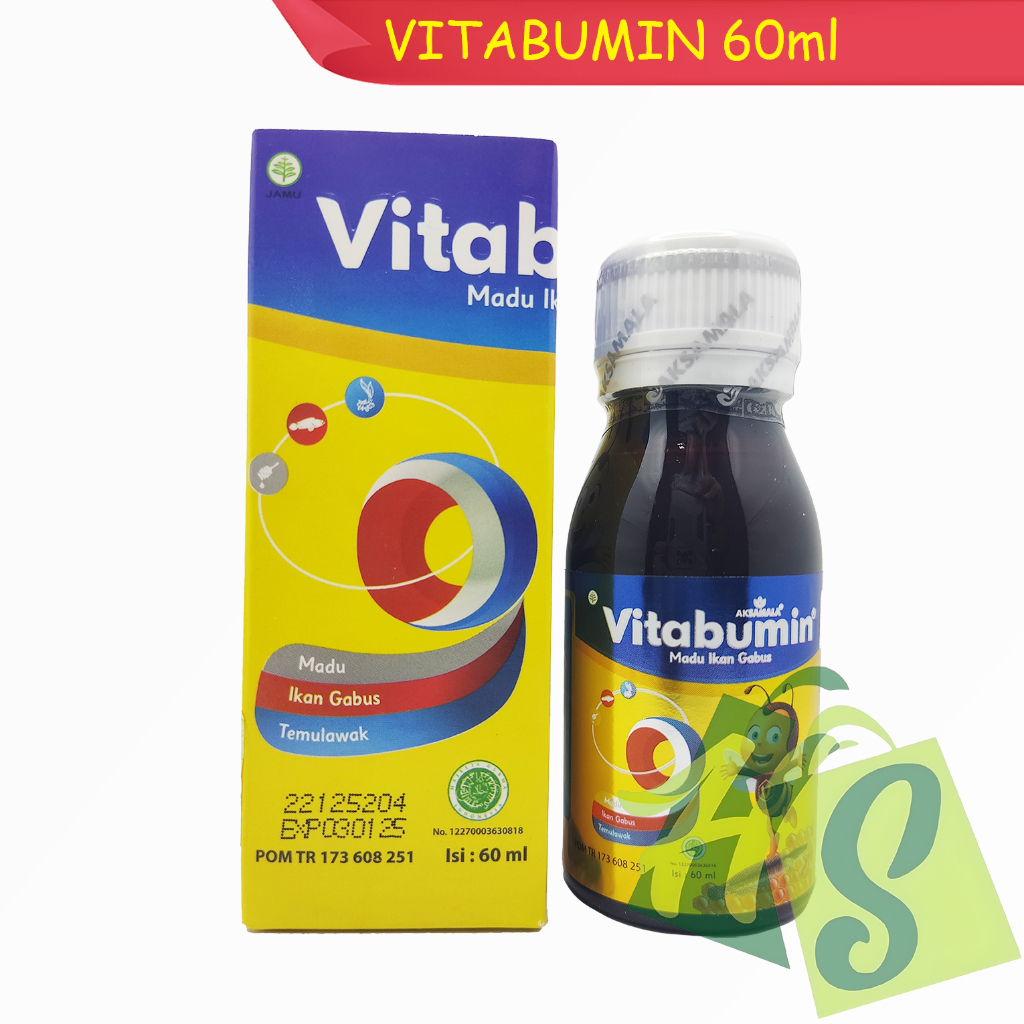 Vitabumin 60ml Ekstrak Albumin Ikan Gabus Madu Kesehatan Anak Vitabumin Asli Original Terjangkau