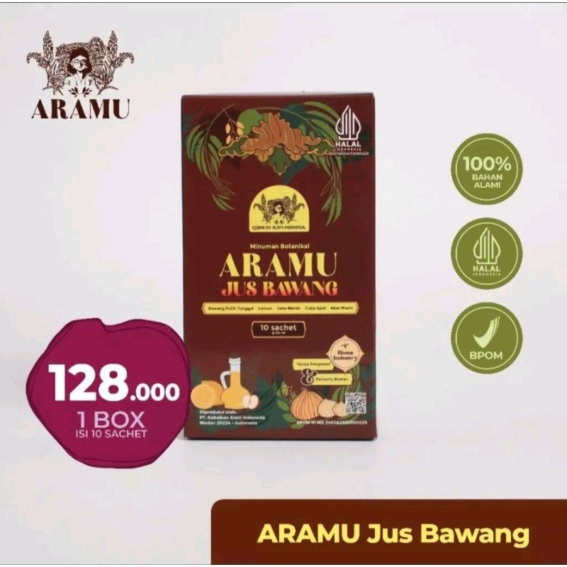 

ARAMU JUS BAWANG ISI 10 SACHET @aramuofficial