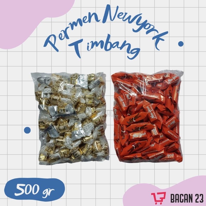 

Permen Newyork Timbang 500 gr (Peanut - Coconut) / Permen Kacang - Kelapa / Bacan 23