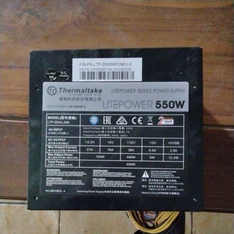 Power supply Thermaltake 550w