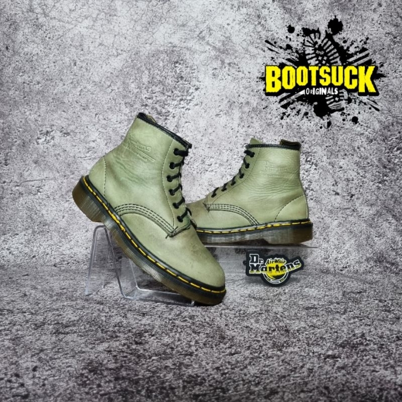 Dr Martens 101 Green 4UK Made in England MIE Docmart Dr.Martens Solovair Hawkins