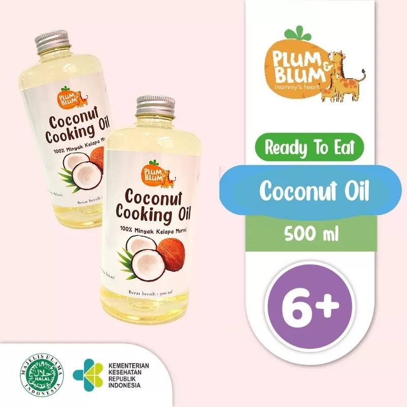 

Plum and Blum - Organic Coconut Cooking Oil - 500ml