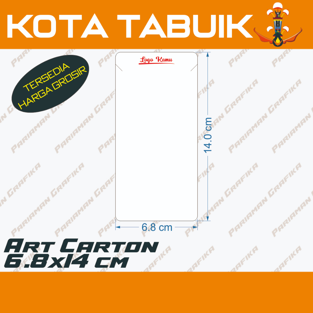 

alas tag kalung 6.8x14 cm