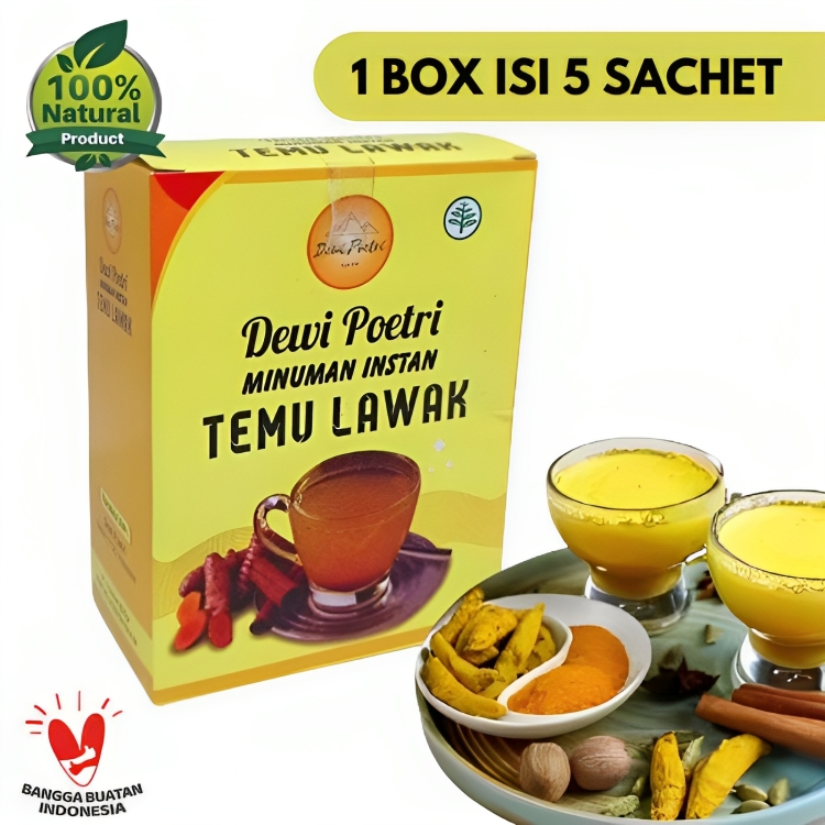 

Minuman Instan Temulawak Rempah Dewi Poetri Herbal Alami