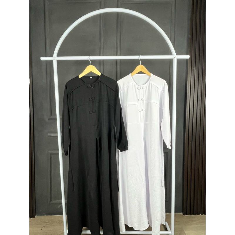 Gamis Hitam Putih Series Jumbo