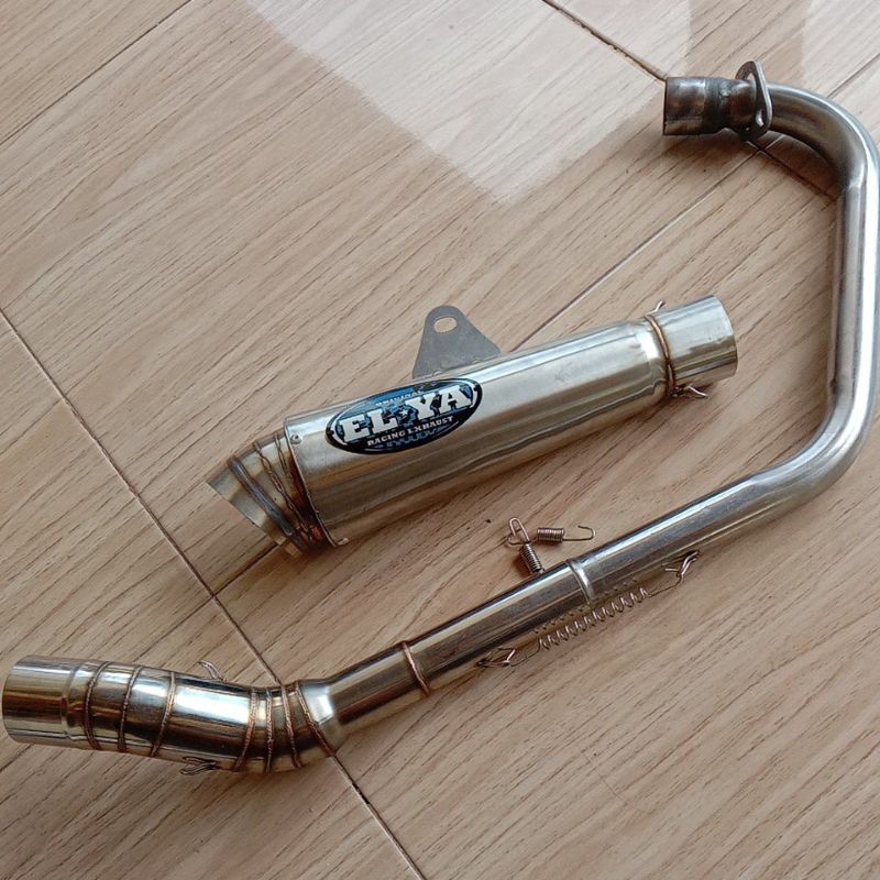 KNALPOT RACING ELYA ORIGINAL MODEL DPJ BSS FANTERA JRM SATRIA FU SONIC NJMX VIXION TIGER GL MEGAPRO 