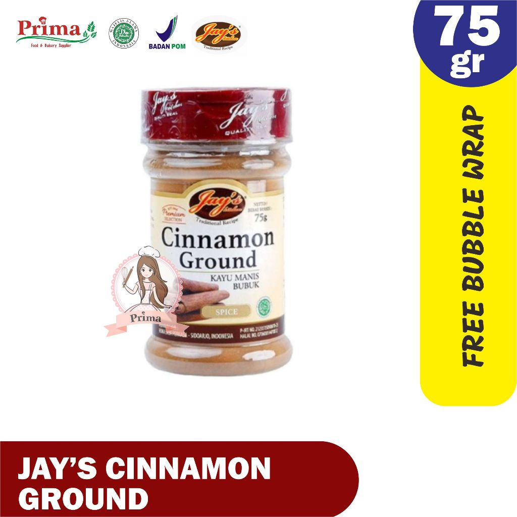

Cinnamon ground - Jays 75gr kayumanisbubuk