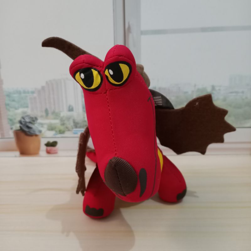 Boneka Hookfang How To Train Your Dragon 2 Newtag Original Dreamworks Rare