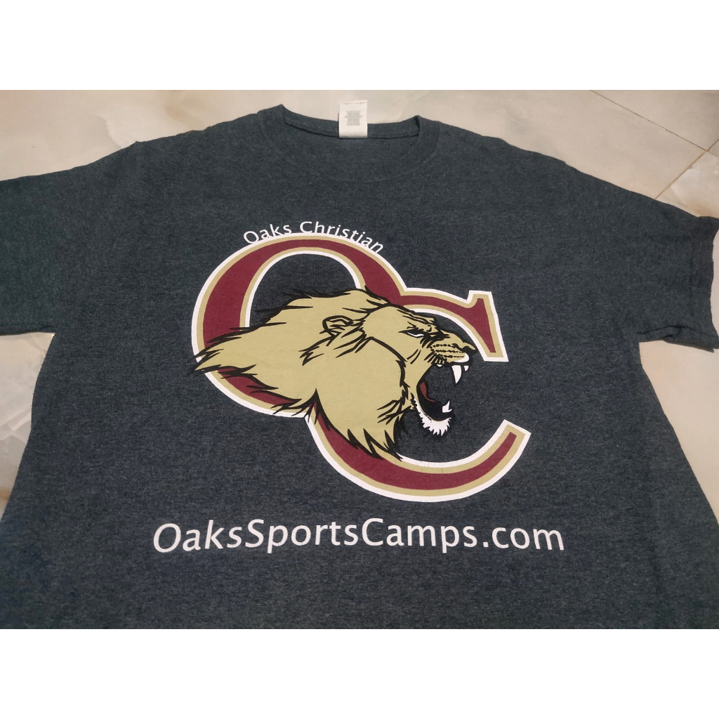 T-Shirt Gildan Original Kaos Gildan Original USA Oak Christian Gildan Ultra Cotton
