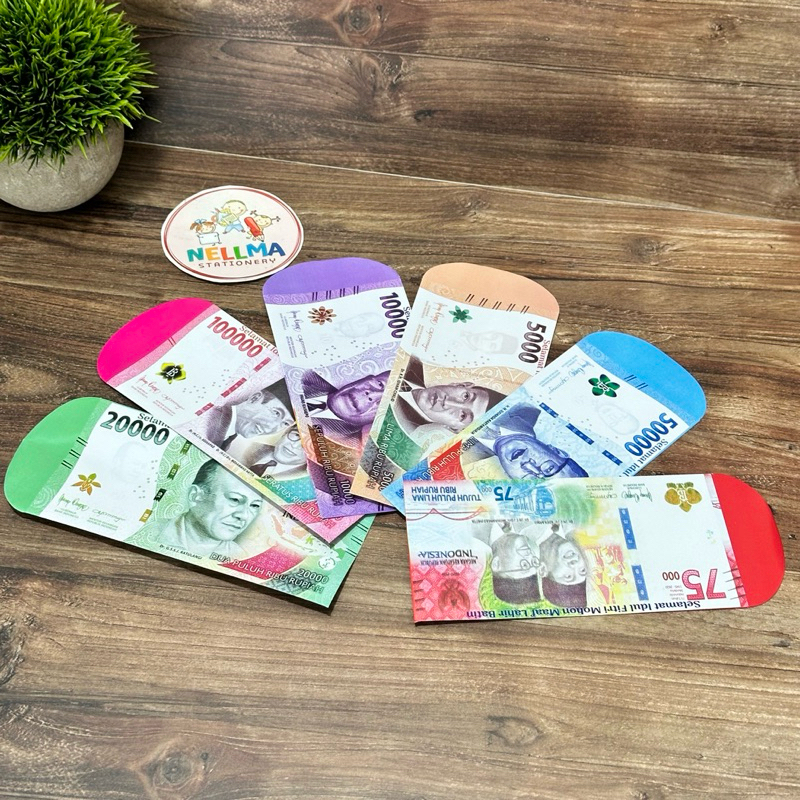 

AMPAU AMPLOP LEBARAN UANG MAINAN BESAR ISI 100 LEMBAR