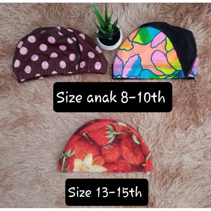 Topi renang anak perempuan second