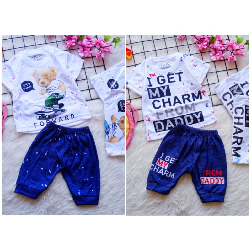 GROSIR JVC KIDS @20.5K Putih baju bayi setelan bayi grosir baju anak SUPPLIER BAJU ANAK MURAH