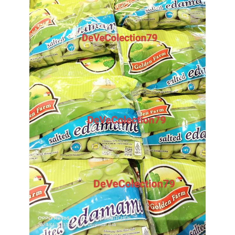 

Golden farm Edamame Salted kacang kedelai Jepang import quality 450gr