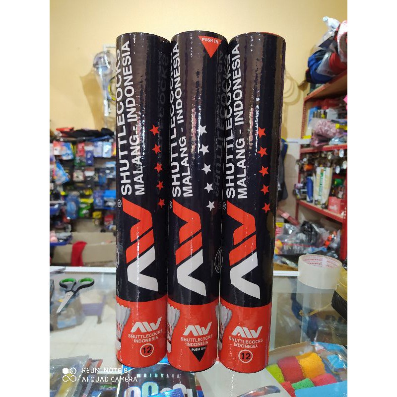 Grosir shuttlecock badminton AW Hitam AW