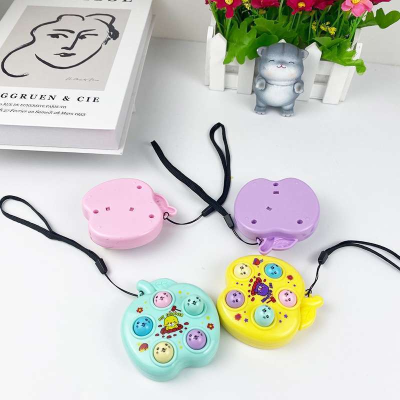 Game pop it mini II Pop It Bentuk Apel II Pop It Lucu II Tanpa Gantungan II Fidget toys push II Main