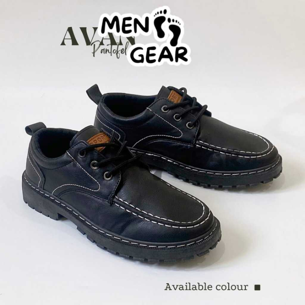 MENFOOTGEAR Avan Sepatu Pria Sepatu Kerja Formal Docmart Sepatu Kekinian