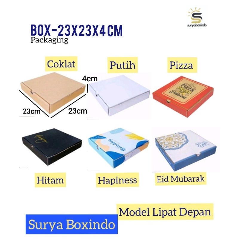 

Box 23x23x4cm LD/Hampers/Kardus/Baju/Pizza/Kardus