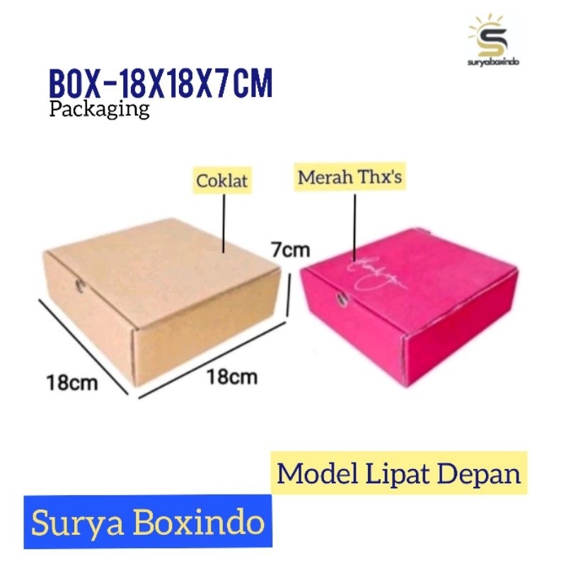 

Box 18x18x7cm/Kardus/Nasi/Pizza/hampers/packing