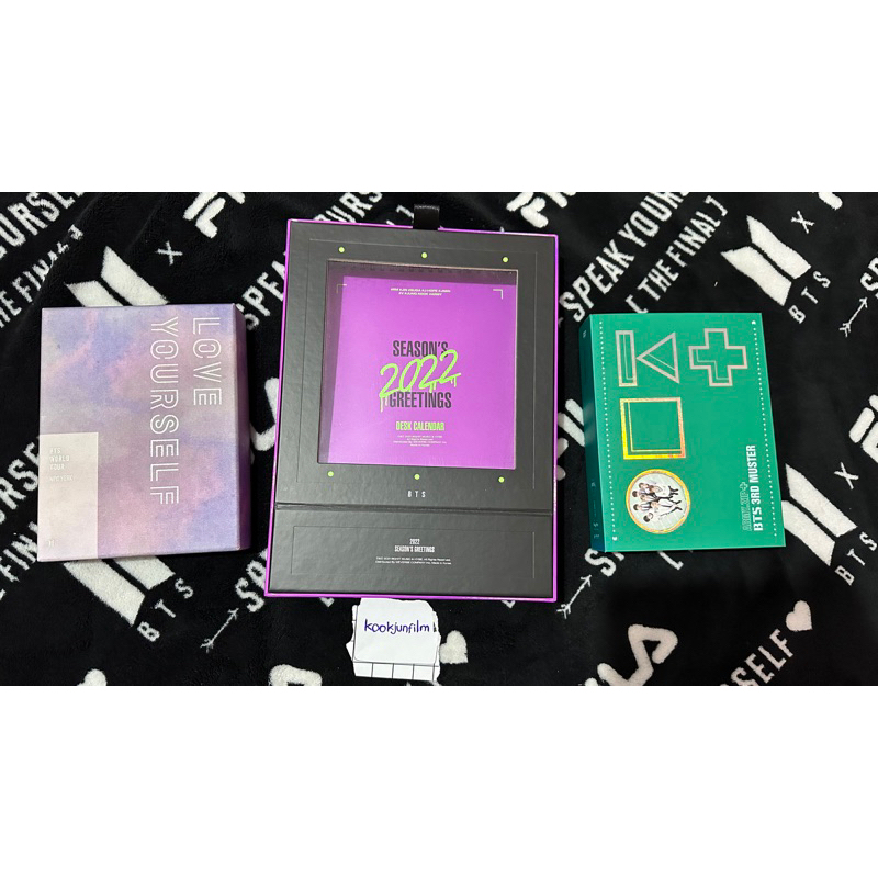 BTS DVD memories 2017 2018 love yourself new your 3rd muster fanmeeting season greeting SG 2022