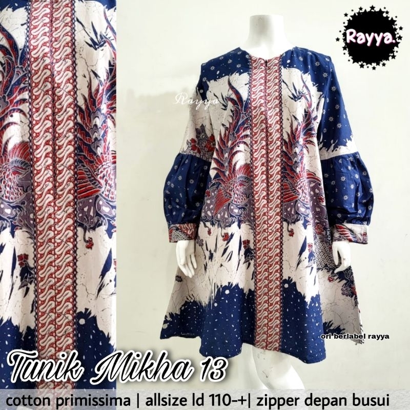 Tunik batik mikha 13 ori rayya batik