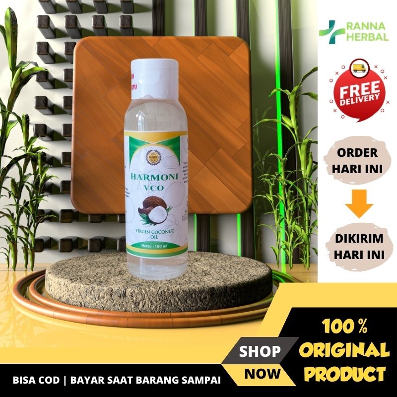 

Minyak kelapa murni 100% Harmoni / VCO virgin coconut oil 100ml original