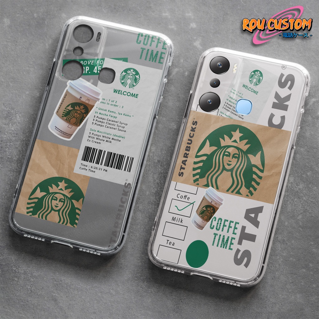 Case OPPO A57 2022 A77S A18 A38 A55 4G A58 4G A78 5G A58 5G  A76 TERBARU 2023 [ STARBUCKS ] Casing H