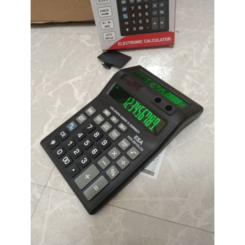 

Kalkulator Dagang Esa LED 2 Layar 12digit Murah