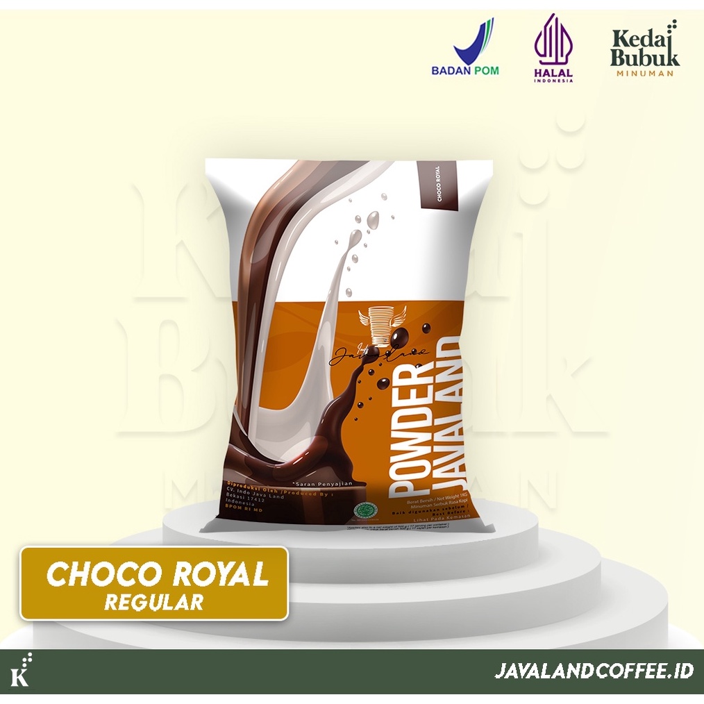 

Mall Javaland Bubuk Minuman Rasa Choco Royal Coklat 1Kg Regular Plain Bubble Powder Drink Boba grosir
