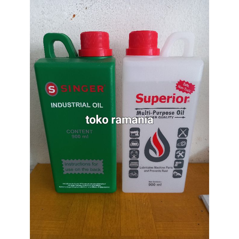 Minyak mesin jahit / pelumas / highspeed / singer 900ml