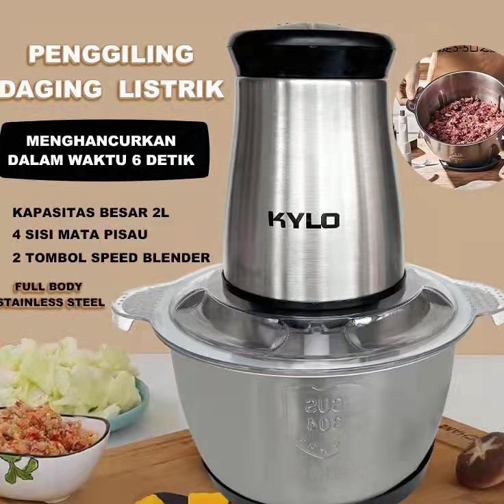 UH  KYLO  Blender Daging StainlessFood Chopper StainlessBlender Capsule