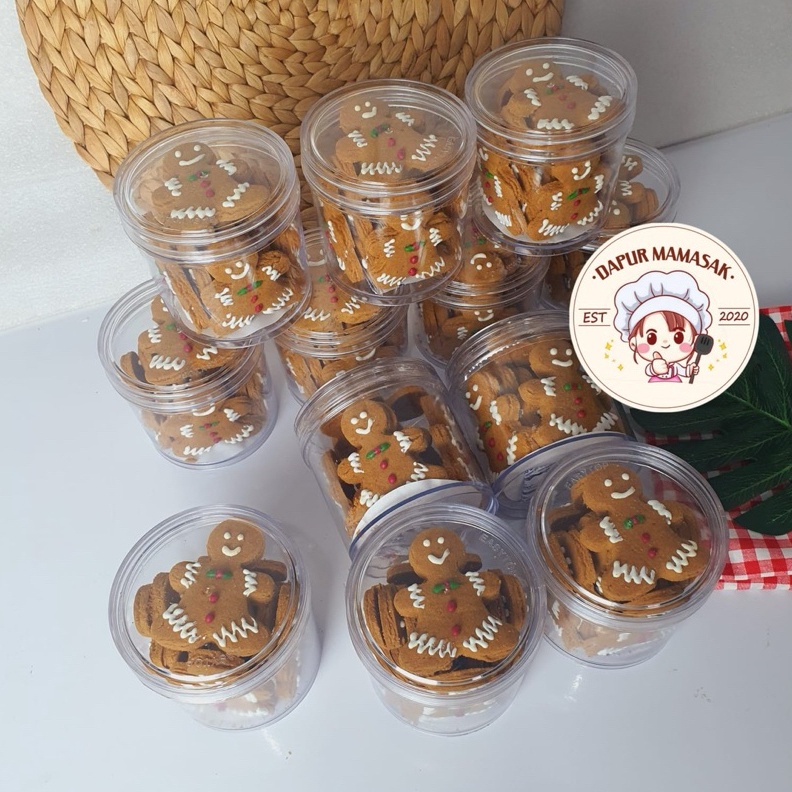 

BIG SALE DM Kue Kering Ginger Bread Cookies Christmas Kue Kering Natal Best Seller serbuuu