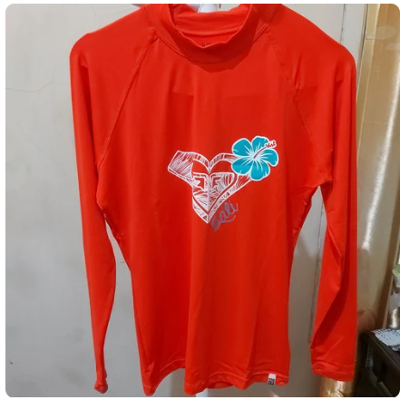 ROXY baju renang wanita/Rashvest Roxy wanita/Rash Guard wanita/Baju Renang Lengan Panjang motif ROXY