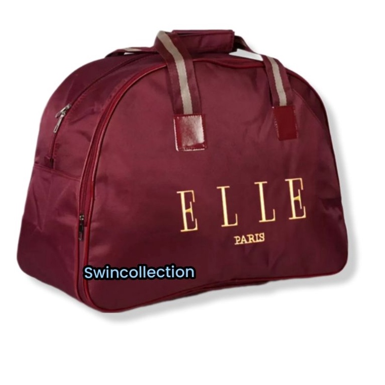 Top Produk TAS TRAVEL WANITA ELLE  BAG ELLE TAS PAKAIAN TENTENG WANITA  TAS PAKAIAN BESAR ELLE BAG