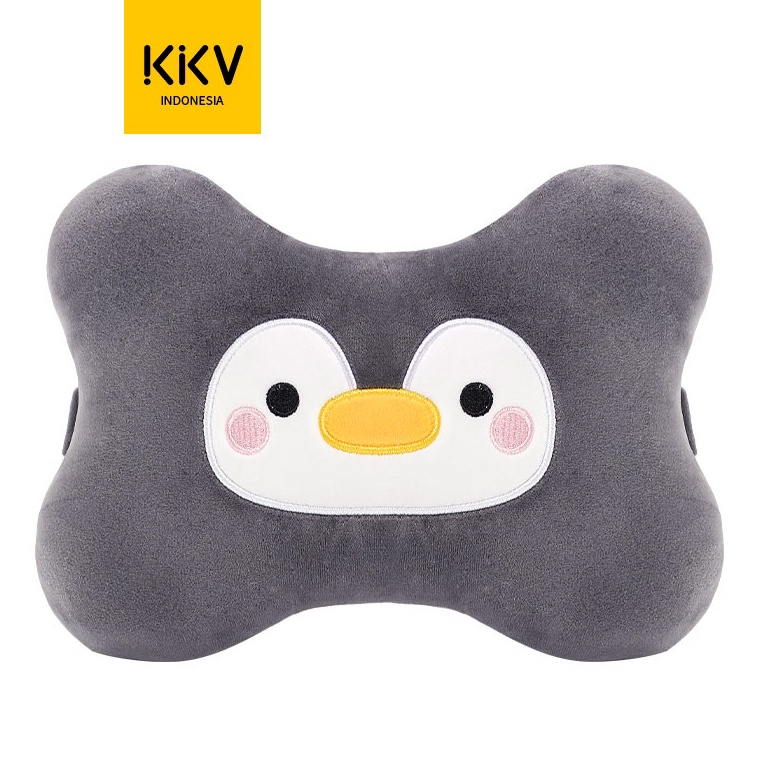 KKV Bantal Leher Mobil Alba Sol PenguinAnjingBeruang Coklat