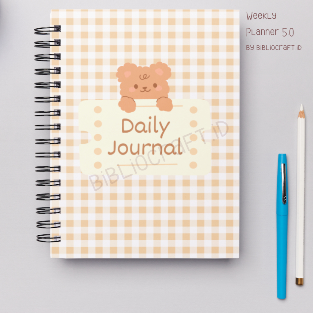 

[WP 5.0] Weekly Planner / Bullet Journal Loose Leaf | 20 holes | 20 Lubang | 6 Holes | 6 Lubang | 26 Lubang - [Design 5]