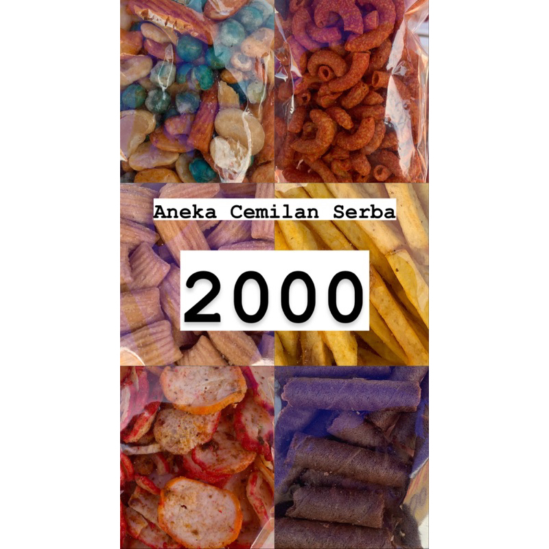 

Mbokja Snack | Cemilan Camilan Serba 2000 | Snack Serba 2000 | Murah Meriah