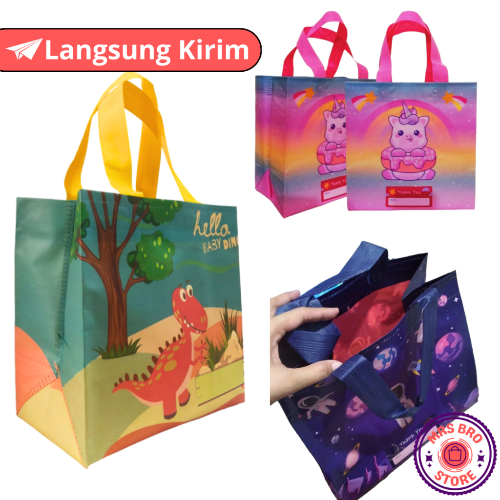 

Tas Goodie Bag Ulang tahun Anak Bingkisan Souvenir Snack Ultah Karakter (Langsung Kirim)