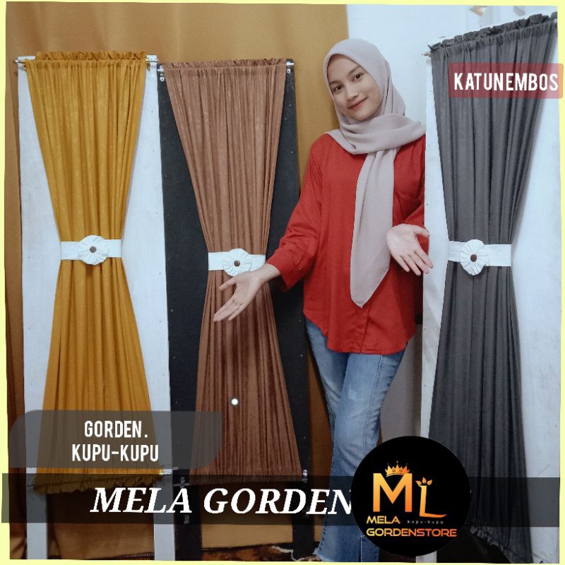 gorden  kupu kupu hordeng jendela kaca gorden minimalis