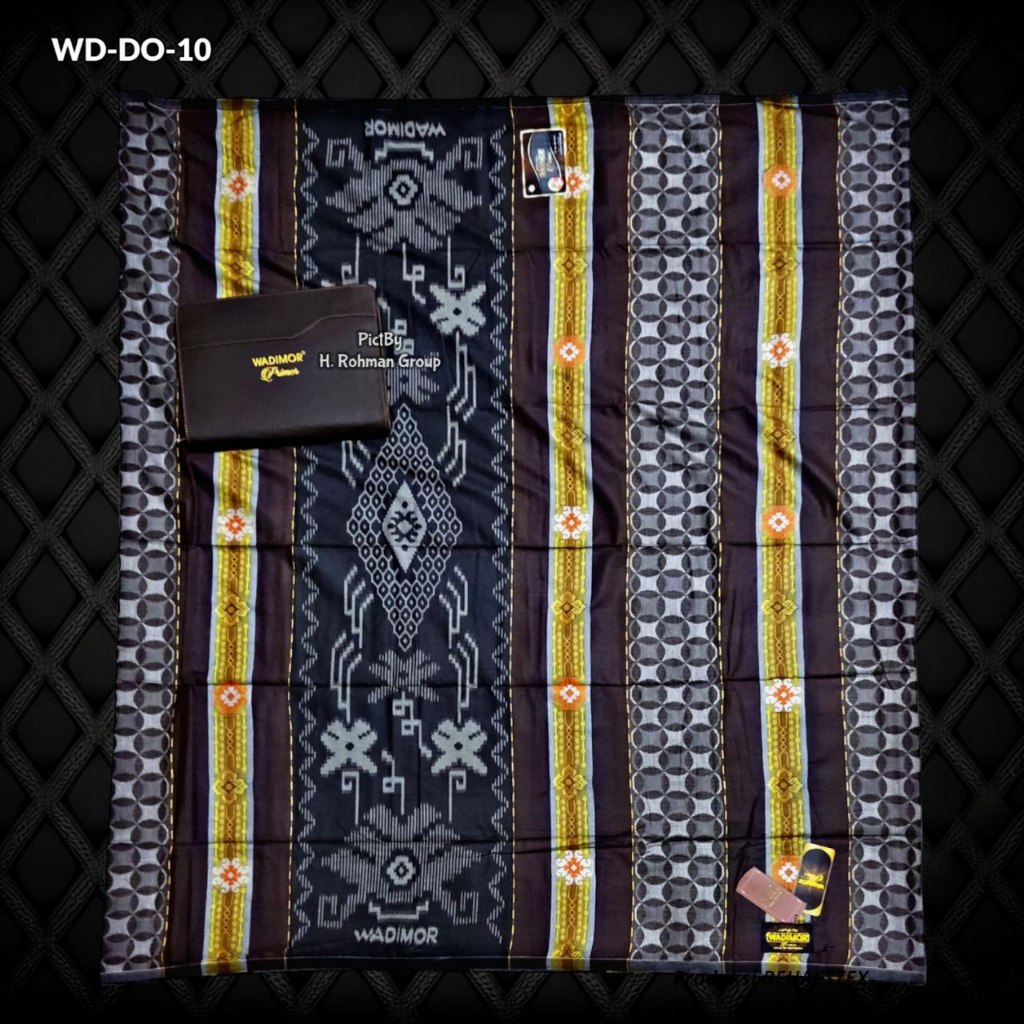 Sarung Wadimor Primer Motif Songket Timbul