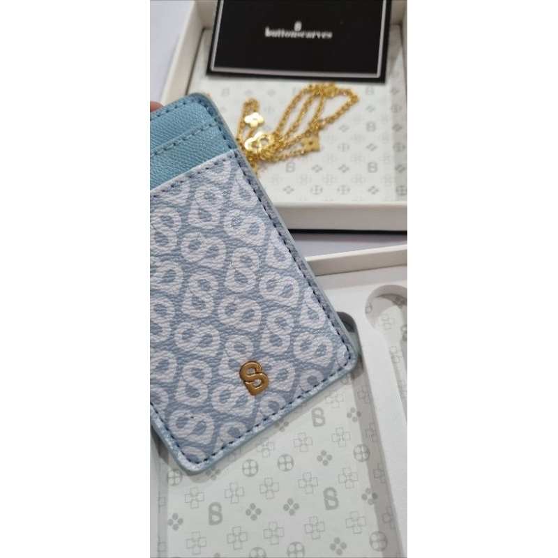 NEW Izzy Lanyard Blue Buttonscarves