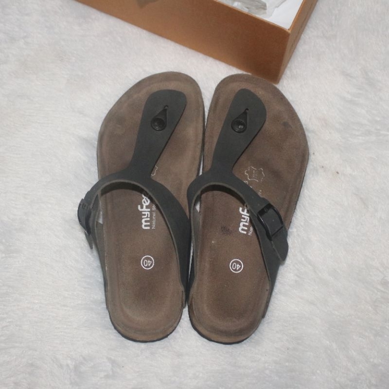 MyFeet - Sandal Pria F1 FM Black Size 40