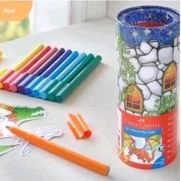 

Faber Castell 14 Connector Pen Castle Spidol Crayon