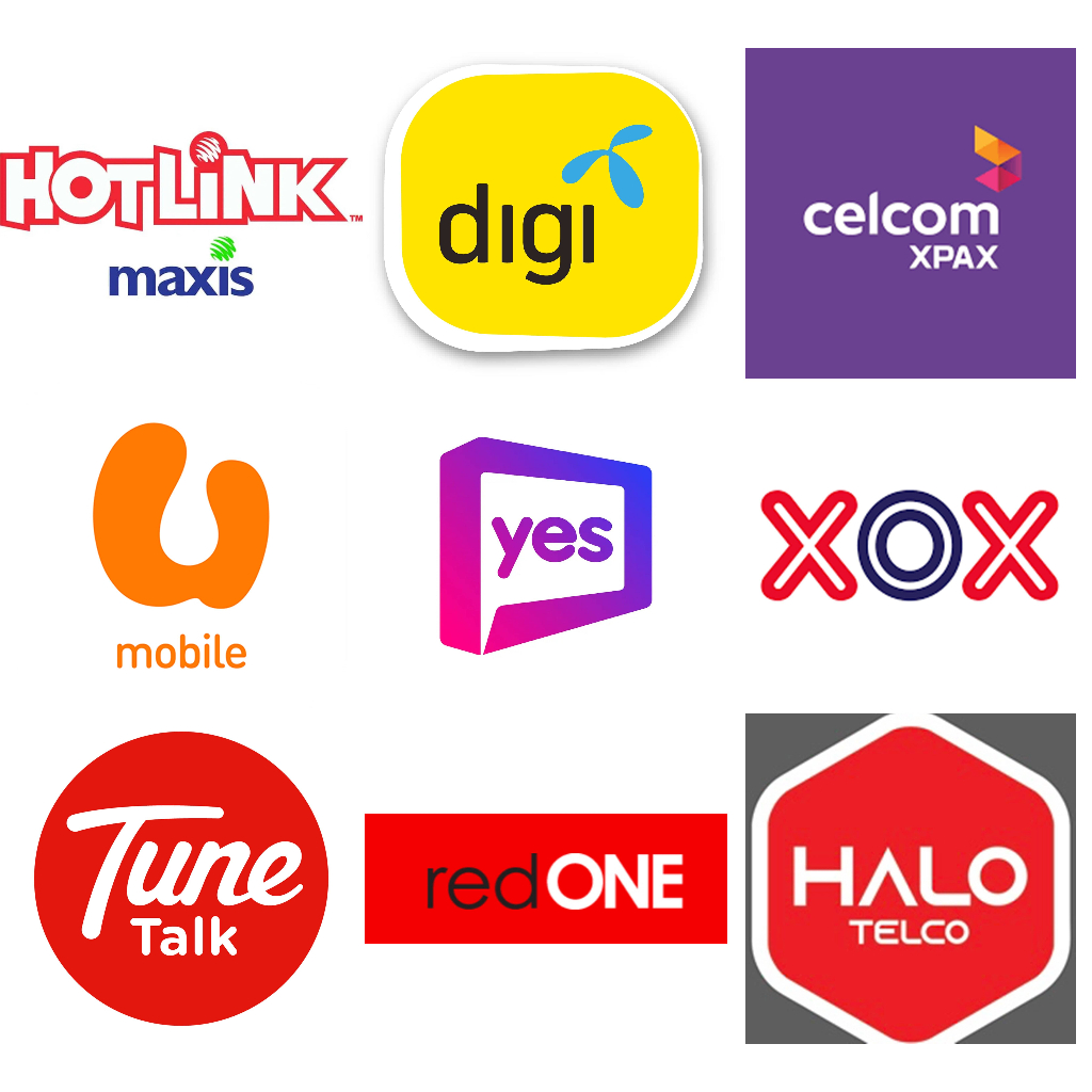 PULSA MALAYSIA HOTLINK DIGI UMOBILE YES CELCOM TUNE