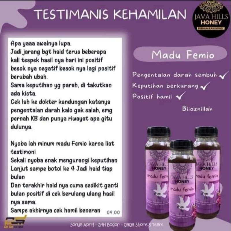 

Madu Femio Java Hills Honey