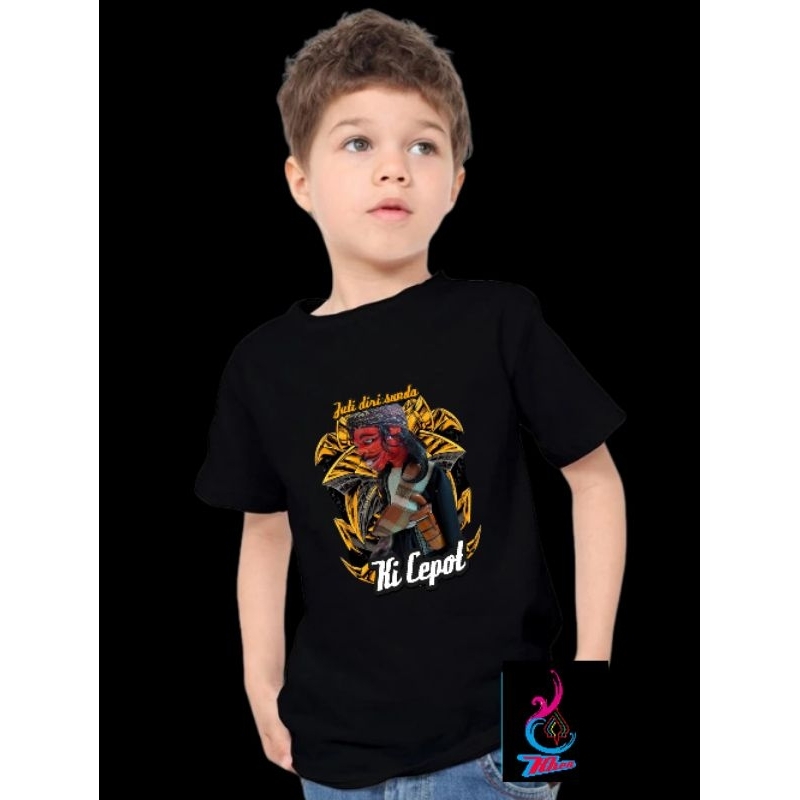 kaos anak seni wayang golek cepot
