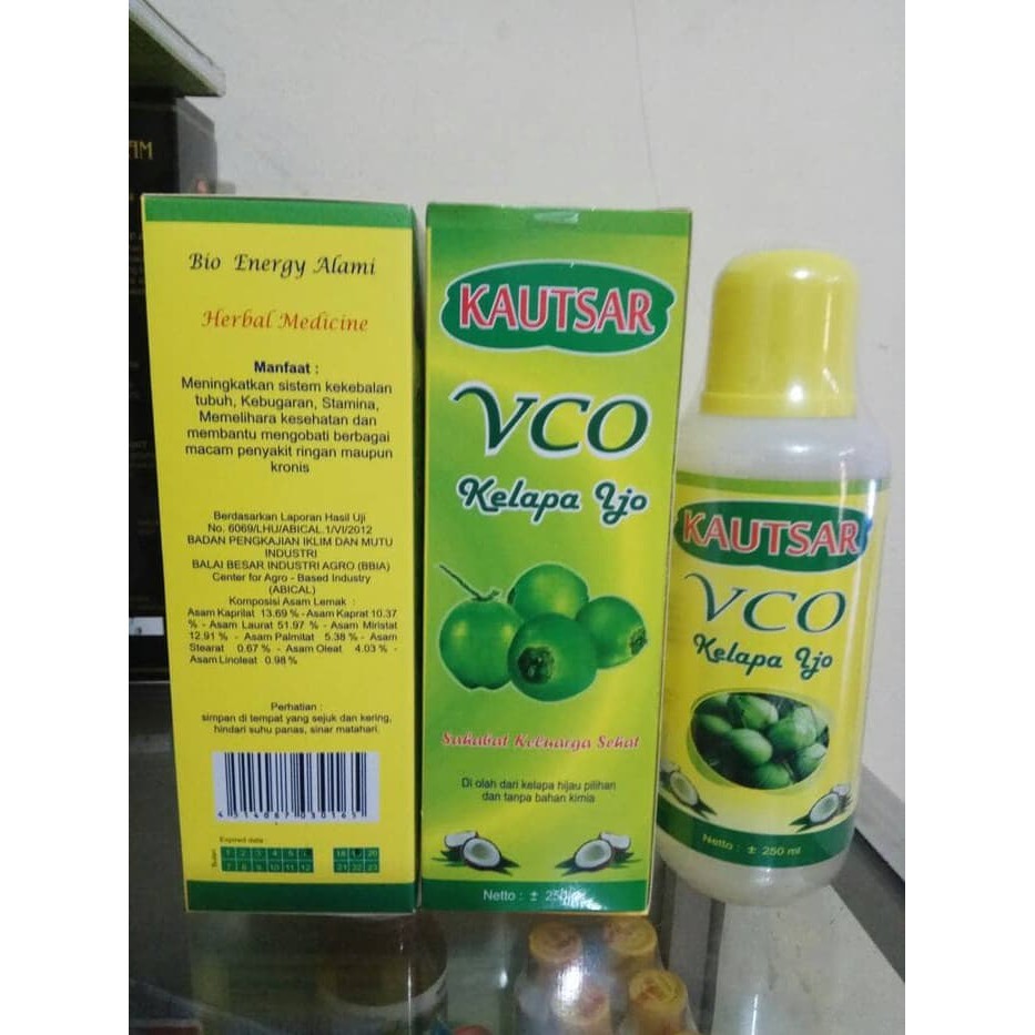 

VCO virgin coconut oil - Minyak Kelapa Ijo Kautsar 250ml