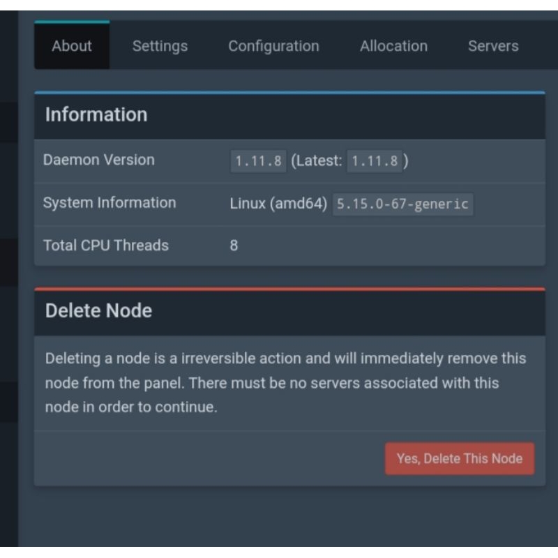 Promo Admin Panel Pterodactyl