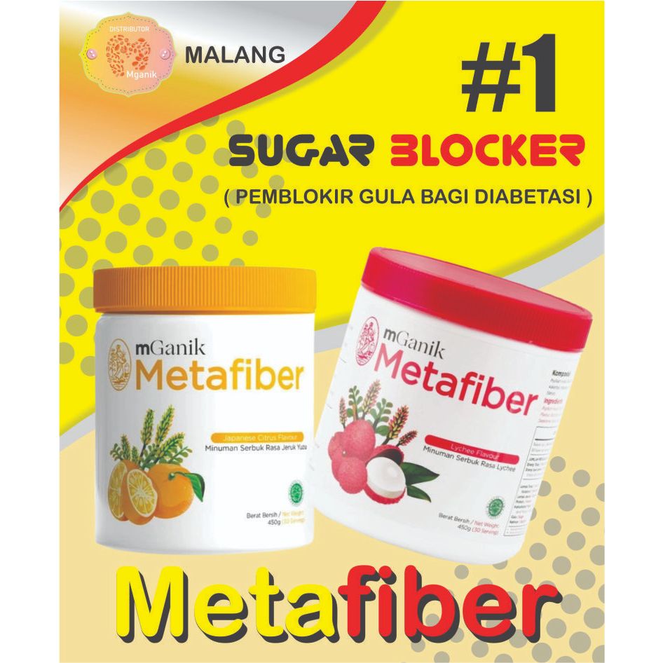 Mganik metafiber diabetes 450gr