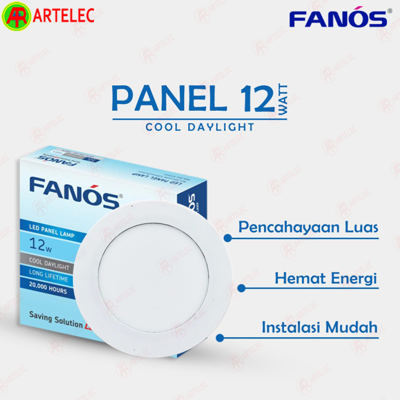 Downlight Panel LED Inbow Bulat/LAMPU DOWNLIGHT LED  12W DOWNLIGHT PANEL