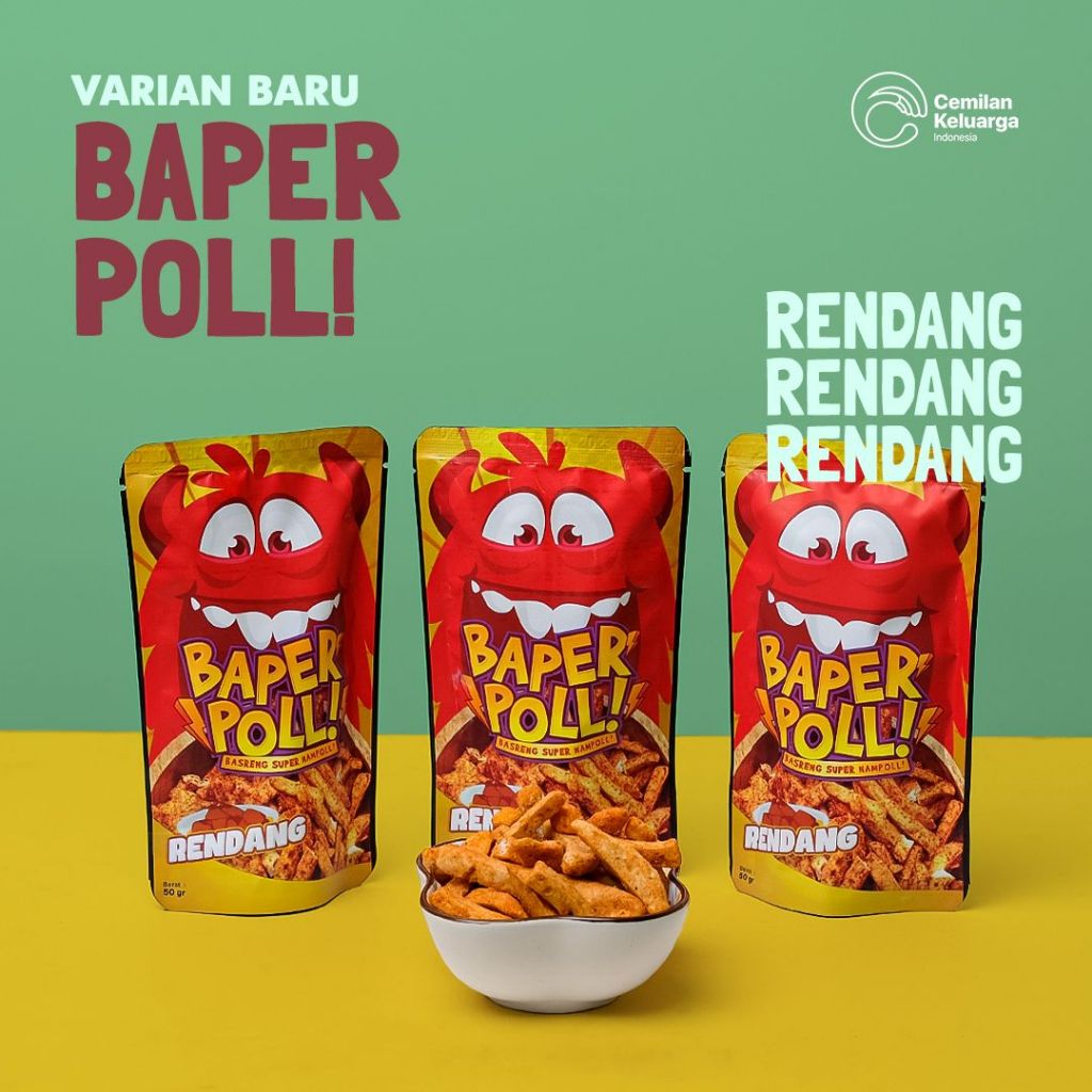 

BAPERPOLL! BASRENG RASA RENDANG (50 gram) JAJANAN VIRAL RENYAH GURIH CEMILAN KEKINIAN CEMILAN KELUARGA INDONESIA